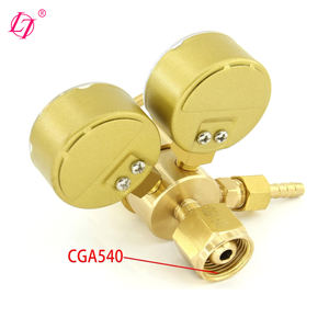 Regulador de oxígeno, medidores de gas de soldadura, entrada CGA 540 compatible con kit de soplete de corte <span class=keywords><strong>Vict</strong></span> - Product Image 4