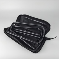 Siège de camping et de pêche moderne, pliable, léger et durable en tissu Oxford avec sac de rangement zippé pour la randonnée et les pique-niques en plein air