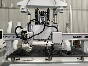 Bộ định tuyến Gỗ <span class=keywords><strong>CNC</strong></span> 4 trục mới với trục xoay và máy cắt lưỡi cưa đa chức năng - Product Image 5