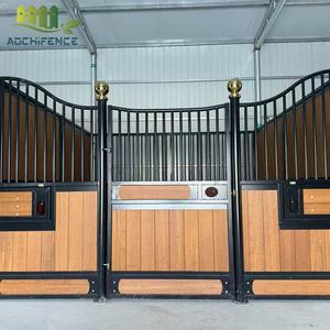 Stabile portatile del cavallo della struttura d'acciaio con i pannelli di parete del PVC o di bambù <span class=keywords><strong>per</strong></span> uso equestre ed i progetti dell'azienda agricola - Product Image 6