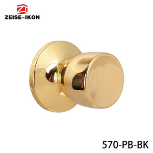 Durable Modern <strong>Matte</strong> <strong>Black</strong> Stainless Steel Interior Privacy <strong>Door</strong> <strong>Knob</strong> with 3 Keys Anti-Theft Rectangle Design - Product Image 2