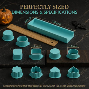 Kit de fabrication de cake pops, 5 formes, plateau et emporte-pièces en plastique, outil de pâtisserie d'Halloween pour desserts de fête, vente en gros - Product Image 5