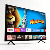Televisor Inteligente 4K de Pantalla Grande de 55 a 85 Pulgadas con Sistema Android, Alto Brillo para Exteriores, Resistente al Agua, Google TV