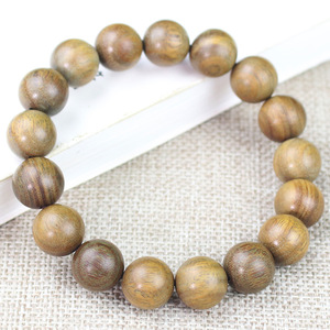 South American Green Sandalwood <b>Bracelet</b> 12Mm Ball <b>Beads</b> Fragrant Wood Jewelry For <b>Men</b> And Women Ethnic Style Gift - Product Image 1