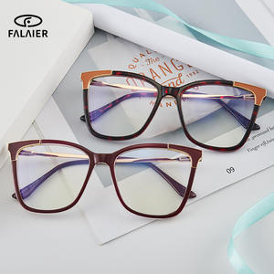 Montura de Gafas Falai Cat Eye TR90, Montura Completa, Protección Anti-UV y Luz Azul, Gafas Ópticas Unisex 87050 - Product Image 4