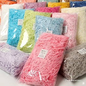 Tiras de papel rafia de 3 mm, rellenos coloridos para cajas de regalo para cumpleaños y Navidad - Product Image 3