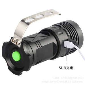 ไฟฉายกอล์ฟไฟน์ LED แบบชาร์จไฟได้ อลูมิเนียมอัลลอยด์ แสงสว่างแรงสำหรับใช้งานกลางแจ้ง - Product Image 2