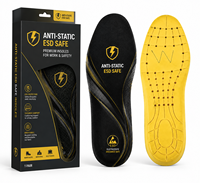 Semelles antistatiques ESD pour chaussures de travail, semelles de sécurité contre les décharges électrostatiques pour les travailleurs d'usine