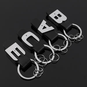 سلسلة مفاتيح سيارة جلدية عالية الجودة متوافقة مع مرسيدس فئة A وفئة B وفئة C وفئة E مع طباعة الشعار، حلقة مفاتيح إعلانية فاخرة - Product Image 5