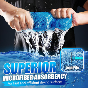 Toalla de Microfibra de Doble Torsión, Grande, Premium, 1200 GSM, Gruesa, Suave, Súper Absorbente, Toalla de Secado de Microfibra para Auto - Product Image 4
