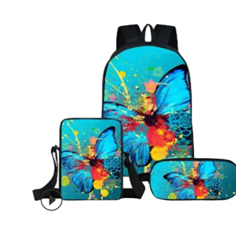 Popüler yeni baskılı sırt çantası yaratıcı eğlence birincil ve ikincil okul sırt çantası