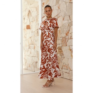 Vestido de Verano de Manga Corta con Cuello Redondo, Superventas - Product Image 2