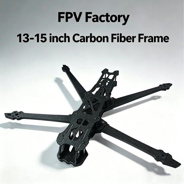 GK 10/13/15 Inch Lightweight Carbon Fiber FPV Racing Drone Frame Kit Black Quadcopter UAV Parts in Stock