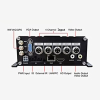 Enregistreur vidéo mobile AHD 4 canaux 4G GPS WIFI pour véhicule, surveillance à distance, boîte noire de voiture, garantie 1 an
