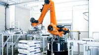 Paletizador automático/Robot apilador equilibrio grúa ladrillos paletizador máquina caja paletizador