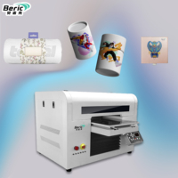 Printer Flatbed Inkjet UV DTF A3 Pro - Otomatis Baru XP600 Multiwarna 2400 DPI untuk Pencetakan Langsung Industri pada Casing Ponsel dan Kaca