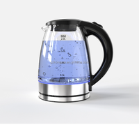 Bouilloire électrique en verre 1,8 L la plus vendue - Article ménager portable de haute qualité