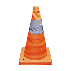 Cône <span class=keywords><strong>de</strong></span> <span class=keywords><strong>signalisation</strong></span> pliable <span class=keywords><strong>orange</strong></span> <span class=keywords><strong>de</strong></span> sécurité <span class=keywords><strong>de</strong></span> 450 mm, cônes <span class=keywords><strong>de</strong></span> <span class=keywords><strong>signalisation</strong></span> rétractables avec lumière LED - Product Image 6