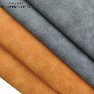 جلد صناعي صديق للبيئة بتصميم جديد، ملمس جيد، نسيج مخملي مصقول، جلد صناعي من البولي يوريثان للحقائب والأحذية - Product Image 2