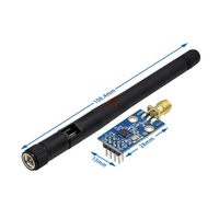 Qualité garantie CC1101 Module amplificateur émetteur-récepteur sans fil 433MHz avec antenne canard en caoutchouc à Gain élevé