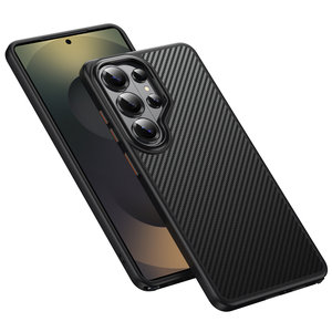 Funda Magnética Antigolpes con Textura de Fibra de Carbono de Alta Calidad para Teléfono con Carga Inalámbrica para <span class=keywords><strong>Samsung</strong></span> S26 Ultra S25 Plus S24 S23 <span class=keywords><strong>S22</strong></span> - Product Image 5