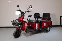 Tricycle Électrique à 3 Roues Direct Usine 60V 501800W 2 Places Rickshaw Batterie Plomb-Acide/Lithium 20Ah/32Ah Passagers et Marchandises