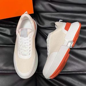 Giày thể thao thường ngày có dây buộc cổ thấp ghép thời trang hợp thời trang cao cấp, giày nam thoáng khí mũi tròn đa năng - Product Image 2