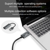 Adaptateur de carte de capture vidéo HDMI vers USB 2.0, carte de capture de jeu vidéo 4K pour PC