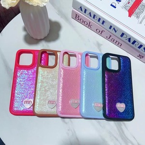 Forme de coeur dames Design cuir TPU accessoires de téléphone portable housse pour Iphone 11 12 13 14 15 16 17 Pro Max - Product Image 5