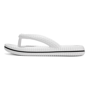 Sandalias Blancas de EVA para Exteriores, Punta Abierta, Antideslizantes, Chanclas de Verano, Color Sólido, Diseño Cómodo y Ligero - Product Image 1