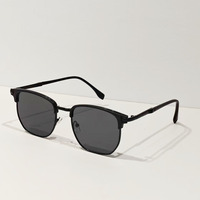QUEJOEY Gafas de sol vintage UV400, gafas de sol retro de moda, gafas de sol cuadradas clásicas, gafas de sol unisex para exteriores, conducción, viajes, playa