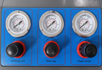 Laminateur entièrement automatique chauffé à l'huile, alimentation par aspiration d'air et découpe automatique, rouleau en silicone, machine à laminer les films sensibles à la pression