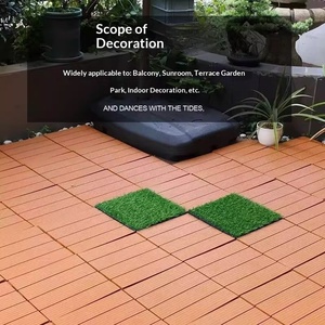 Plancher en PVC WPC PP en plastique à emboîtement, extérieur, écologique, anti-corrosion, antidérapant, style européen, <span class=keywords><strong>terrasse</strong></span>, emboîtement facile - Product Image 3