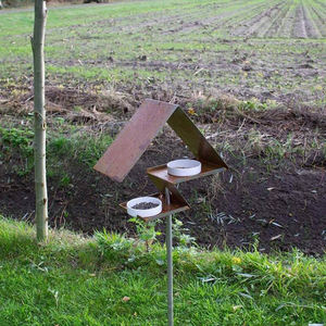 Alimentador Pólo do pássaro de JH-Mech para fora para observar alimentadores eretos livres do pássaro do aço resistente do pássaro do Weathering selvagem exterior - Product Image 5