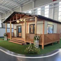 Maison préfabriquée de luxe, mini-maison prête à être expédiée avec 2 chambres, maisons modulaires, maisons préfabriquées chinoises