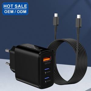 <span class=keywords><strong>Chargeur</strong></span> mural <span class=keywords><strong>multi</strong></span>-<span class=keywords><strong>USB</strong></span> double PD QC3.0 18W 3 ports Type-C 25W 50W pour téléphones, adaptateur de <span class=keywords><strong>charge</strong></span> rapide - Product Image 4