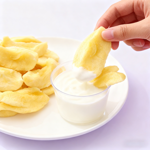 Vendita calda di pezzi di mela essiccata naturale senza GMO di frutta sfusa senza glutine - Product Image 1