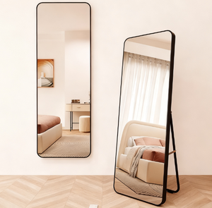 Miroir sur pied pleine longueur avec trois options de couleur pour la maison, les magasins de vêtements, la chambre à coucher, miroir mural pour s'habiller - Product Image 1