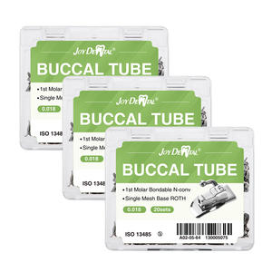 Joydental 1ST /2nd Molar Bondable Mesh Base dönüştürülemeyen tek <span class=keywords><strong>Roth</strong></span>/MBT 0.018/0.022 <span class=keywords><strong>Buccal</strong></span> tüp - Product Image 4