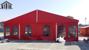 Tenda da matrimonio pieghevole a doppio strato in PVC di alta qualità per matrimoni di destinazione e fugamenti per tende da fiera - Product Image 3
