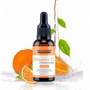 Best Selling Products Private Label Anti Wrinkle Vitamin C Serum Hyaluronic Acid for Skin Whitening Care OEM