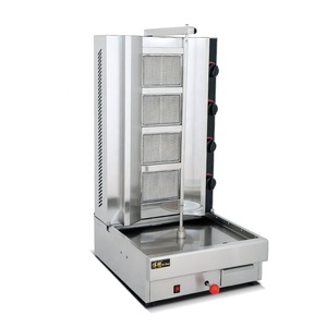 Machine de fabrication de produits carnés de table à 4 brûleurs, à gaz, pour poulet et shawarma, fournie directement par l'usine - Product Image 1