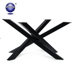 Hiện đại công nghiệp khung thép băng ghế dự bị bàn ăn cà phê cơ sở với sắt văn phòng chân bàn cho nhà hàng ngoài trời bệnh viện sử dụng - Product Image 6