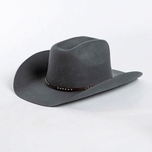 Wholesale Rolled Brim Fedora Hats 100% Wool Sombreros Vaqueros Men and Women Felt Cowboy Western Hat - Product Image 2