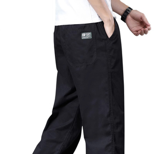 Nouveau <span class=keywords><strong>Pantalon</strong></span> Cargo <span class=keywords><strong>Homme</strong></span> 2025, en Coton Noir, <span class=keywords><strong>Taille</strong></span> Large, pour Printemps, Été, Décontracté, Escalade, Jogging, Survêtement et <span class=keywords><strong>Travail</strong></span> - Product Image 5