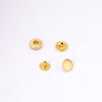 Boutons-pression en laiton doré à ressort de 12,5 mm pour manteaux, sacs, chapeaux, chaussures, salopettes, jeans, chemises