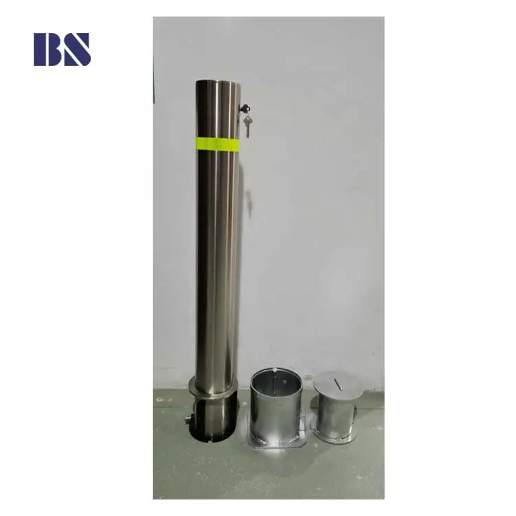 Manual Rising Removable Bollard Lock Access Control Demountable Bollard Road Safety Equipment Bollard Barrier