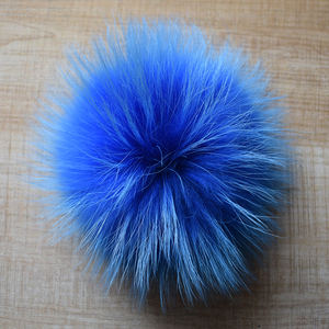 Mwfur 14Cm Làm Tay Sang Trọng Gấu Trúc Lông <span class=keywords><strong>Pompom</strong></span> Với Nút Cho Mũ Bán Buôn - Product Image 5