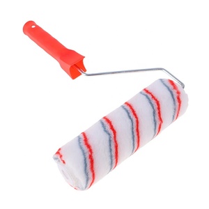 Rodillo de <span class=keywords><strong>Pintura</strong></span> con Rayas Rojas para Decoración de Interiores, Rodillo de <span class=keywords><strong>Pintura</strong></span> con Patrón Personalizado - Product Image 5