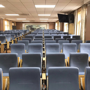 Manwa Expo Auditorium Seating HB626 Grey <b>Log</b> With Handrails For Hospital School Sports Field <b>Stands</b> - Product Image 1